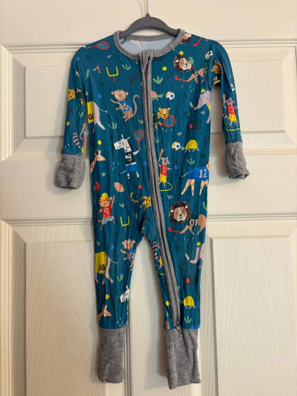 Little Sleepies Teal Jungle Gym Zippy
